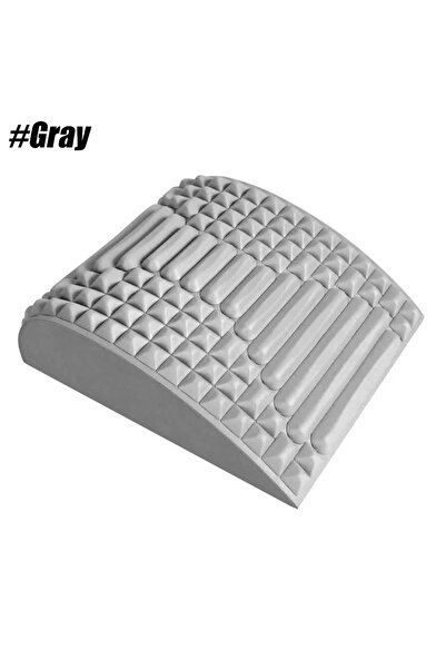 Choice3 Grey Back Stretcher Pillow Waist Massage Neck Lumbar Support Massager...