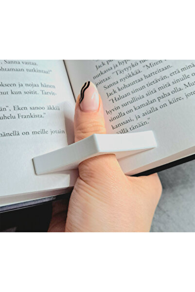 Gonulella Parmak Delikli Kitap Sayfa Tutucu Okuma Aparatı Okuma Yüzüğü