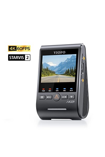 Viofo A329S 4K 60FPS Wi-Fi 6 HDR Sony STARVIS 2 Sensör GPS'li SSD Destekli Araç Kamerası