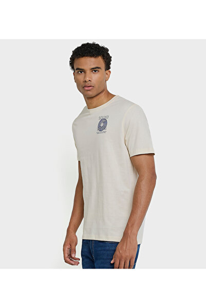Ben Sherman Men's White Crew Neck Tee