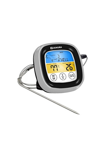 Zokura Digital Meat Thermometer with Touch Screen -