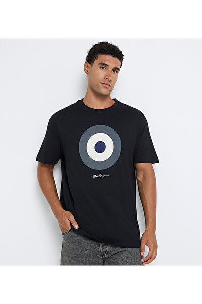 Ben Sherman Men's Black Crew Neck Tee