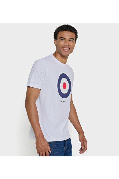Ben Sherman Men's White Crew Neck Tee
