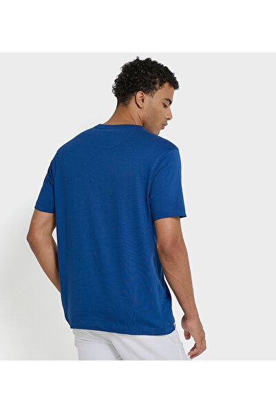 Ben Sherman Men's Blue Crew Neck Tee
