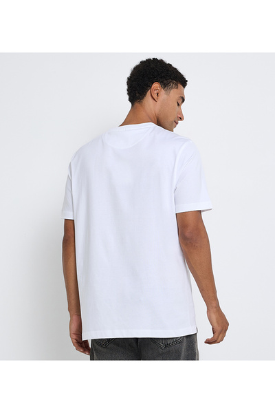 Ben Sherman Men's White Crew Neck Tee