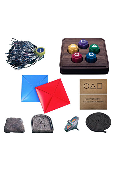 Choice5 Choice F 1SET 1-3Sets Dice Gong-gi Game Calamari Game Sets Circle Tri...