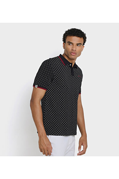 Ben Sherman Men's Black Pique Polo