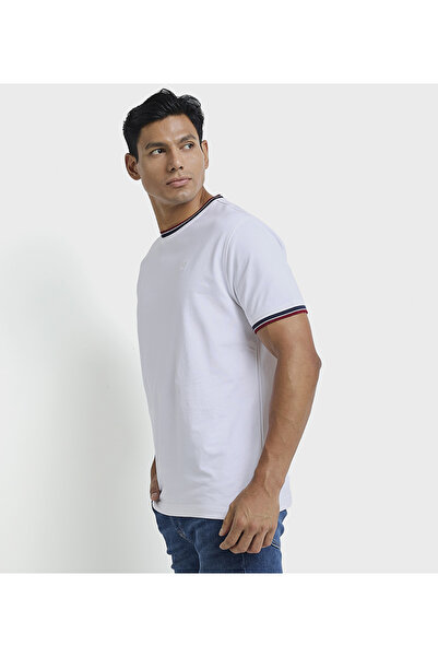 Ben Sherman Men's White Crew Neck Tee