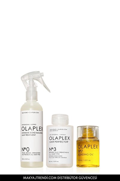 Olaplex The Signature Repair Kit - Bağ Güçlendirici & Parlaklaştırıcı & Yoğun Onarıcı Saç Bakım Seti