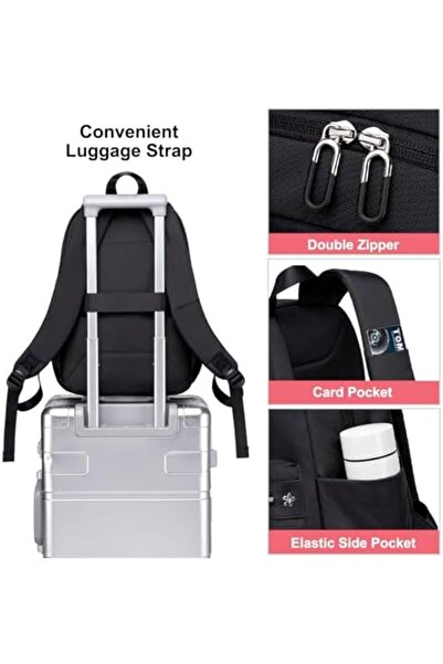 Chantria حقيبة ظهر للكمبيوتر المحمول مقاس 15.6 بوصة للنساء، حقائب ظهر للعمل، مقاومة للماء، أنيقة، كاجوال