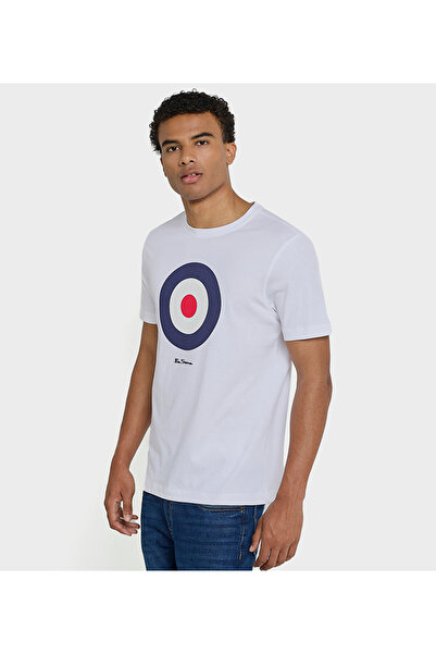 Ben Sherman Men's White Crew Neck Tee