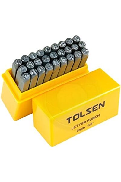 TOLSEN - 27Pcs Letter Punch, 25101, 3Mm