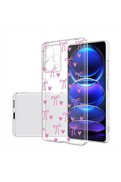 Merwish Xiaomi Redmi Note 12 Pro Plus (+) Uyumlu fiyonk Desenli Kamera Koruma...