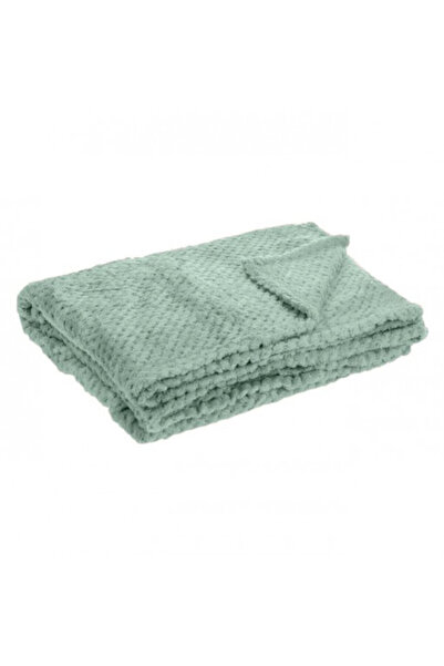 OEM Soft decorative winter blanket, size 160 x 130 cm, Mint Green