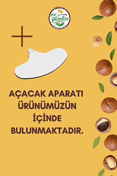 YENİ GÜZELCE Kabuklu Kavrulmuş Makademya Fındığı - 1 kg