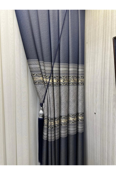 NİVEMESHOME Atlantic Fj614294 V-502 1/3 Sik Pleated Background Curtain Apm