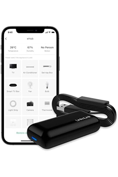Generic جهاز التحكم عن بعد العالمي الذكي LinknLink eHub 5 في 1