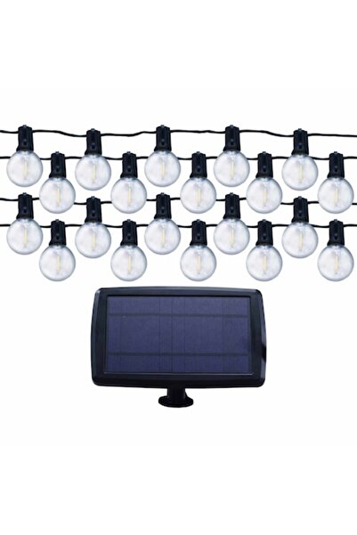 Hepol Ghirlandă luminoasă LED Lohuis cu panou solar, pentru exterior, 25 becu...