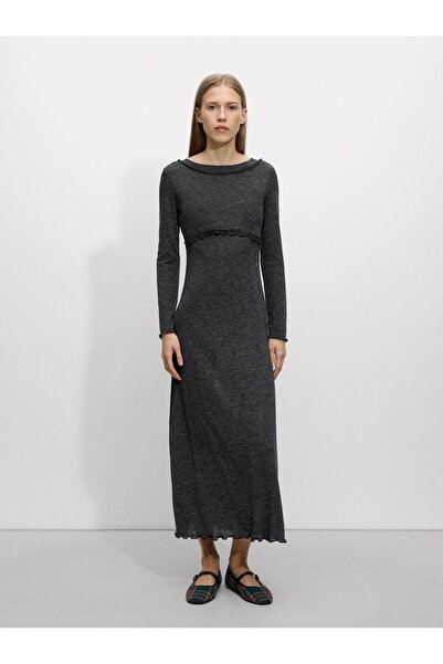 PARFOIS Uzun Kollu Elbise