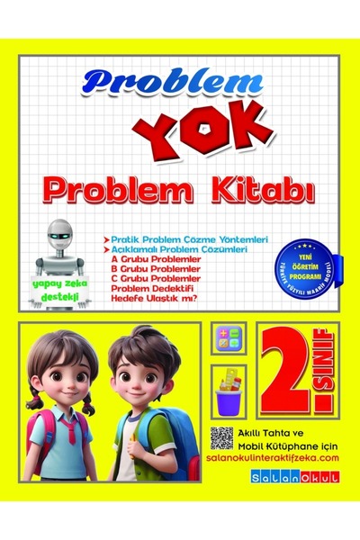 Salan Yayınları Salan 2.Sınıf Problem Yok (Problem Kitabı)
