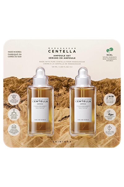 Skin1004 Madagascar Centella Ampoule Yatıştırıcı Yüz Serumu 2x120ML