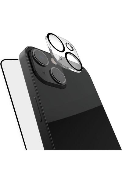 Raptic 2-in-1 Bundle: Tempered Glass + Camera Lens Protector Smartphone Display Protection