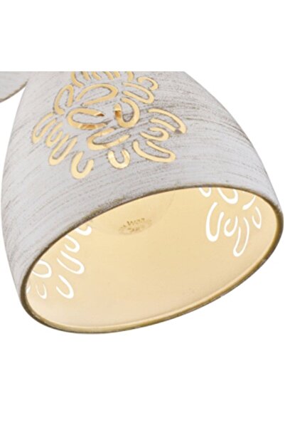 Klausen Klausen wall lamp, a source with E14 socket, a metal lampshade, modern look, antique white color