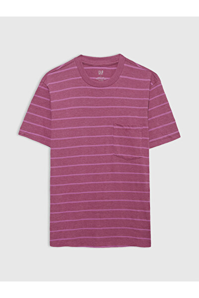 GAP Erkek Koyu Pembe Original Jersey T-Shirt