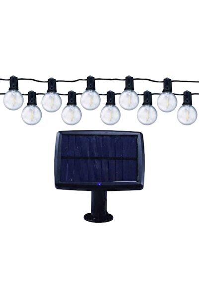 lohuıs Ghirlandă luminoasă LED cu panou solar Lohuis, pentru uz exterior, 10 ...