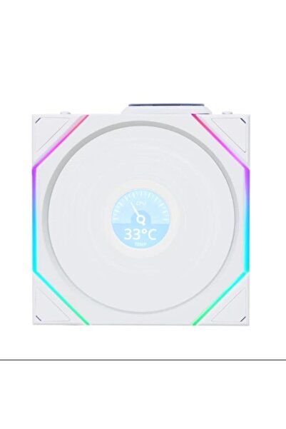 Lian Li UNI FAN TL WIRELESS LCD 1x140mm Beyaz Kasa Fanı