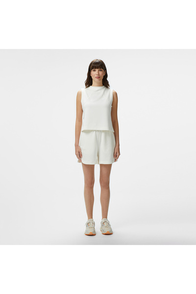 Lacoste Kadın Relaxed Fit Beyaz Şort