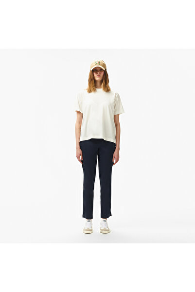 Lacoste Kadın Regular Fit Lacivert Pantolon