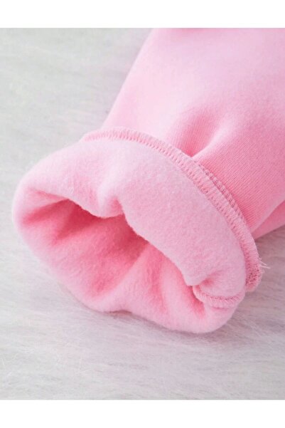 trendgar Pembe Cherry Good Day Sırt Baskılı Kapşonlu Kanguru Cep Sweatshirt Hodie