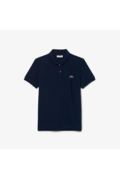 Lacoste Kadın Regular Fit Organik Pamuk Lacivert Polo