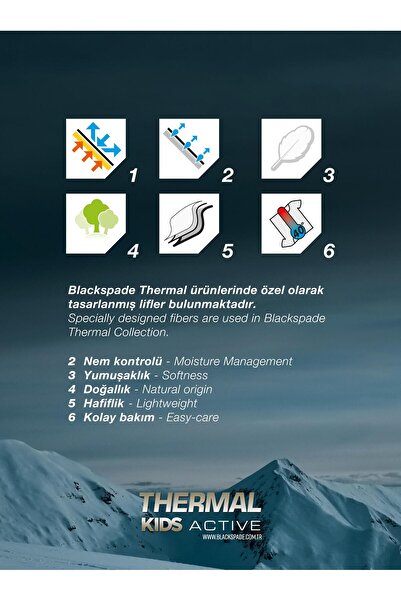 Blackspade White Men's Thermal Short Sleeve V-Neck Undershirt 2. Level – Winter Thermal Protective Undershirt New