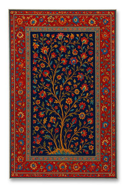 Rugs Modern Halı MOSSO Ağaç Temalı Desen Modern Dekoratif Halı mosso517