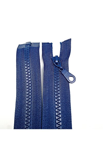 Kaf Kumaş Kemik Fermuar | Mont-Çanta Fermuarı Uzunluk: 70 cm Indigo
