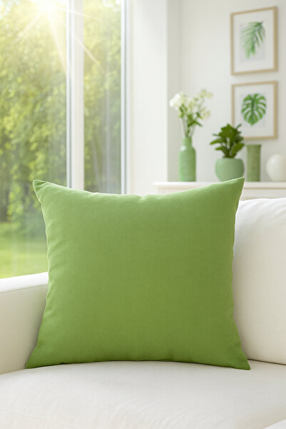 Premier Home Plain Duck Throw Pillow Cover Green 40X40