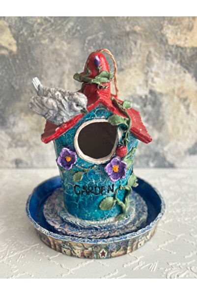 Kumsal Hobi Sanat Polyester Askılı Kuş Evi