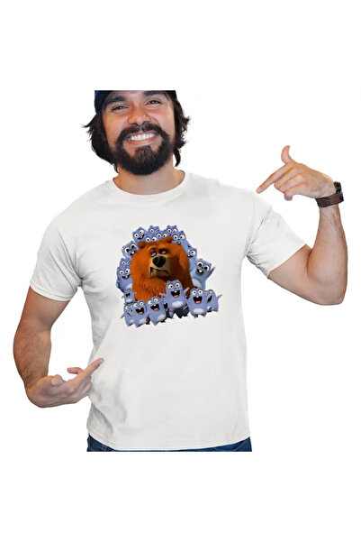 OEM Tricou Barbati Ursul Grizzy cu lemingi