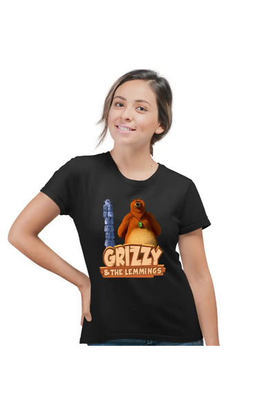 OEM Women's T-shirt Grizzy Bear and the Lemmings