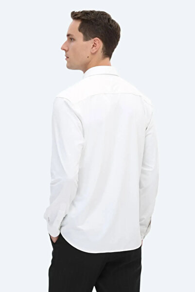 Kip Men's Regular Fit Casual Shirt Gm-5338 White