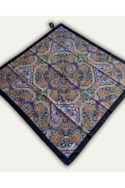 MİRAY Eșarfă moale anti-alunecare Hijab cu model etnic 90 cm