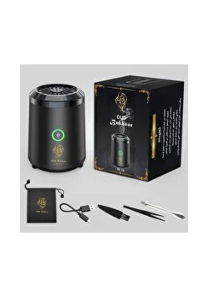 D&H SMART Portable Electronic Bakhoor Burner: Mini USB-C Rechargeable Oud Diffuser