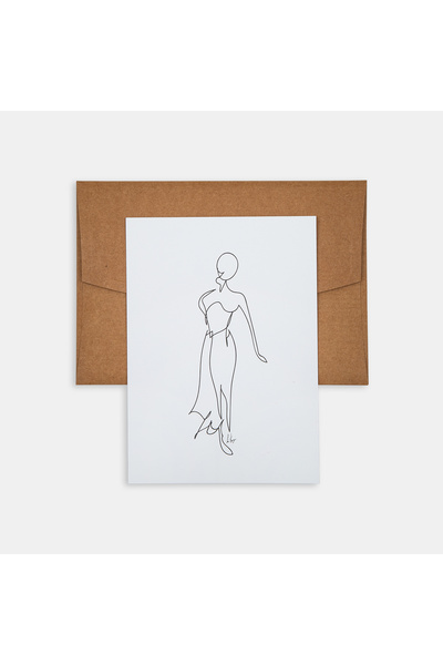 PK Design Mini Poster Line Drawings Figure 1