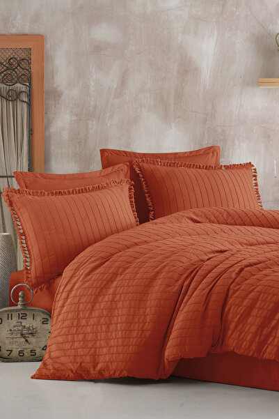 Nordqueen 100% Cotton Double Tassel Duvet Cover Set