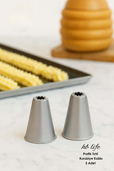 HB LİFE 2 Adet Pratik Tırtıl Kurabiye Kalıbı | Tırtıl Şeklinde Kalıp | Sert P...