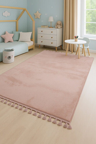 Bestekar Lunasoft Pudra Yumuşak Yüzeyli Kaymaz Tabanlı Leke tutmaz Modern Çoc...