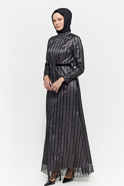 Setrms Pul Payetli Abiye Elbise