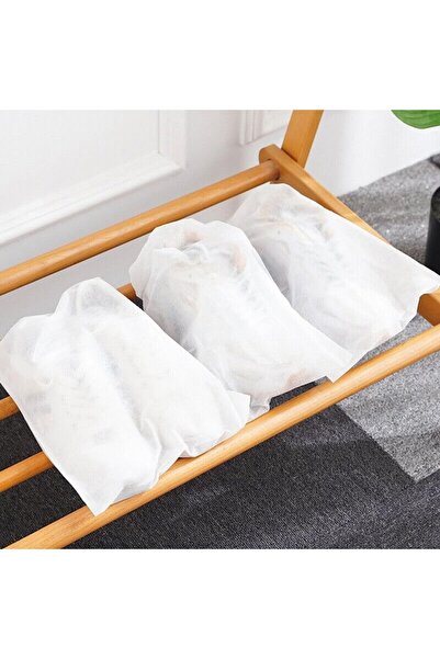 Flippy Set 50 Shoe Storage Bags, Non-woven, Dust & Sun Resistant, 38x24 cm, Small, Transparent